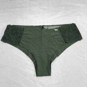 NWOT PINK Green No Show Lace Panties